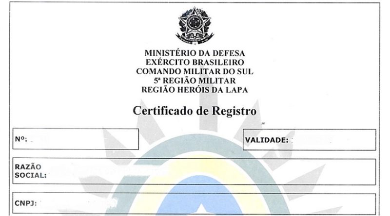 CR - Certificado de Registro